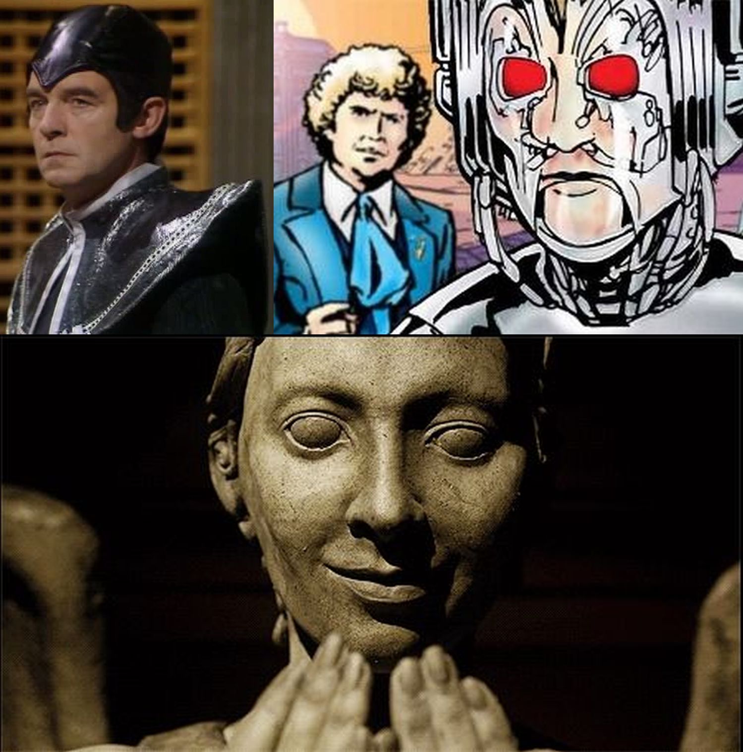 The Valeyard, Cyber Controller, and Weeping Angels