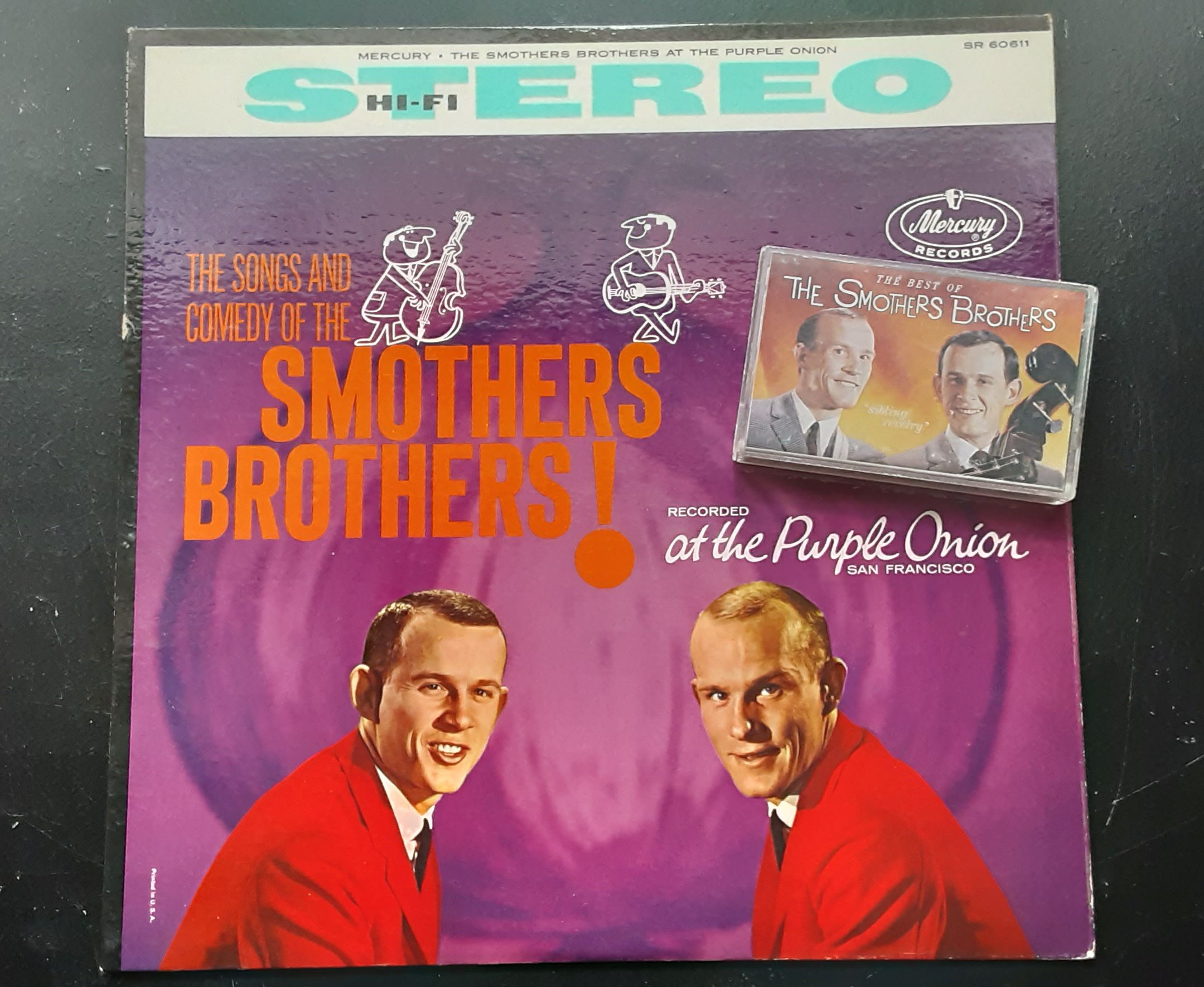 My two favorite Smothers Brothers albums - Best of and Purple Onion